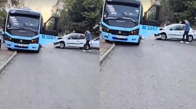 Kartal'da feci kaza: Minibüs ile otomobil çarpıştı