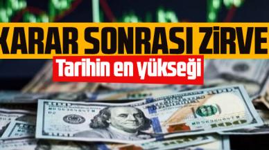 Merkez Bankası'nın kararı sonrası tarihi zirve!