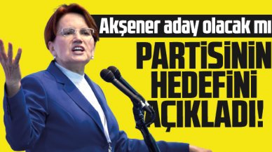 Meral Akşener: Cumhurbaşkanı adayı değilim, hedef birinci parti olmak