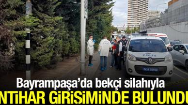 Bayrampaşa'da bekçi intihar girişiminde bulundu