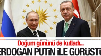 Cumhurbaşkanı Recep Tayyip Erdoğan telefonda Vladimir Putin ile görüştü