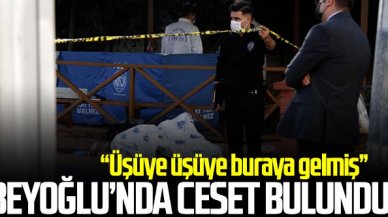 Beyoğlu'ndaki parkta ölü bulundu