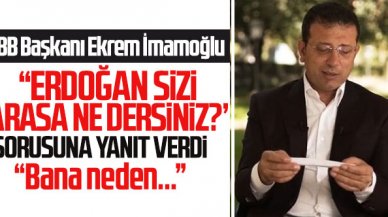 Ekrem İmamoğlu; "Telefon çalsa ve Erdoğan sizi arasa ne dersiniz" sorusuna yanıt verdi: "Bana neden..."