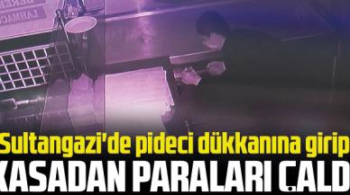 Sultangazi'de pidecinin kasasını bıçakla açıp paraları çaldı