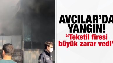 Avcılar'daki Köroğlu Aliminyum'da yangın