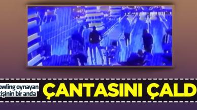 Esenyurt'ta bowling oynayan kişinin çantasını çaldı