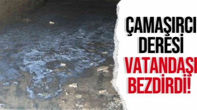 Çamaşırcı Deresi vatandaşı bezdirdi