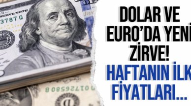 Dolar ve eurodan yeni rekor! 25 Ekim Pazartesi dolar ve euro fiyatları