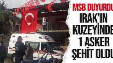 MSB: Piyade Sözleşmeli Er İslam Çiftçi Irak'ın kuzeyinde asker şehit oldu