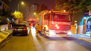 Ataşehir'de öğrenci yurdunda yangın paniği