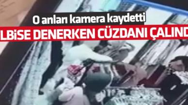 Esenyurt'ta kıyafet deneyen kadının çantasından cüzdanı çalındı