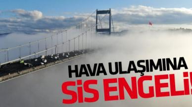 İstanbul'da hava ulaşımına sis engeli