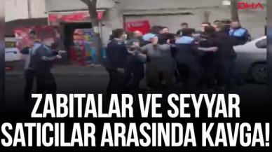 Esenyurt'ta zabıta ve seyyar satıcılar arasında kavga