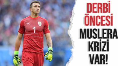 Fenerbahçe derbisi öncesinde Muslera krizi!