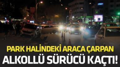 Yine Bağdat Caddesi! Alkollü sürücü park halindeki araca çarpıp kaçtı