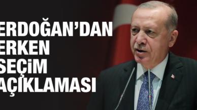 Cumhurbaşkanı Erdoğan: Olmayacak erken seçim