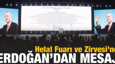 Cumhurbaşkanı Erdoğan Helal Fuarı ve Zirvesi'ne mesaj gönderdi