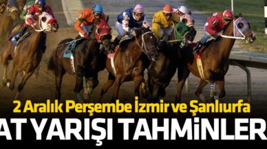 2 Aralık 2021 Perşembe İzmir ve Şanlıurfa At Yarışı Tahminleri (izle) - TAY TV ve TJK TV