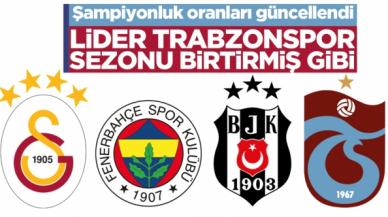 İddaa Süper Lig şampiyonluğu oranlarını güncelledi! Trabzonspor sezonu bitirmiş gibi...