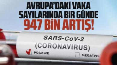 Avrupa'daki günlük vaka sayılarında büyük artış var: 947 bin!