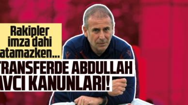 Rakiplerin dengesini bozdu, transfere damga vurdu: Trabzonspor'da Abdullah Avcı kanunları