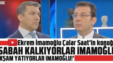 Ekrem İmamoğlu: Sabah kalkıyorlar İmamoğlu, akşam yatıyorlar İmamoğlu