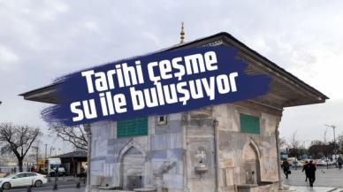 Üsküdar'ın tarihi çeşmesi su ile buluşacak