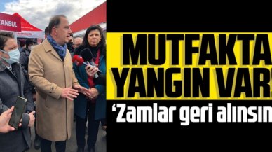 Mutfakta yangın var!