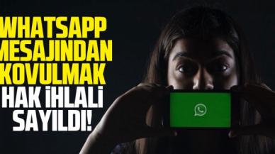 WhatsApp mesajından kovulmak 'hak ihlâli' sayıldı