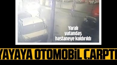 Sultangazi'de yayaya otomobil çarptı