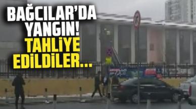 Bağcılar'da yangın! İşçiler tahliye edildi