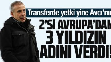 Trabzonspor'da yetki yine Abdullah Avcı'nın! 2'si Avrupa'dan 3 ismin adını verdi