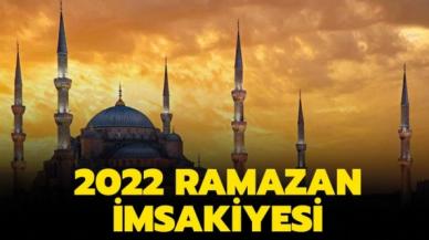 2022 Ramazan ayı İstanbul imsakiyesi, iftar ve sahur vakitleri