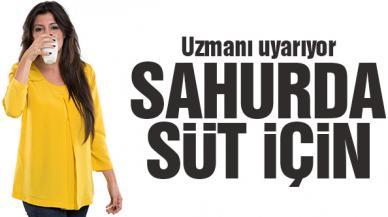 Sahurda süt için