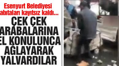 Esenyurt'ta çek çek arabaları ellerinden alınan çocuklar gözyaşlarına boğuldu