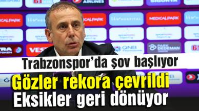 Trabzonspor'da şov başlıyor! Gözler rekorda, eksikler dönüyor