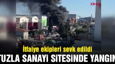 Tuzla'da yangın! İtfaiye ekipleri olay yerine sevk edildi