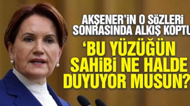 Meral Akşener: Bu yüzüğün sahibi ne halde duyuyor musunuz?