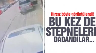 Hırsızların şimdiki hedefi stepne! O anlar görüntülendi...