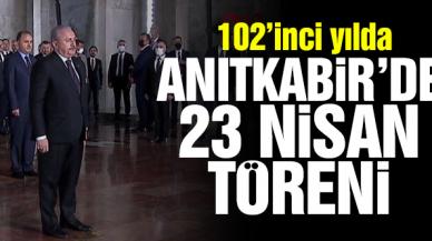 Anıtkabir'de 23 Nisan töreni