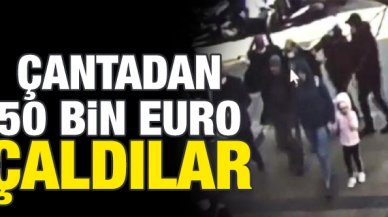 Fatih'te sırt çantasından 50 bin euro çaldılar