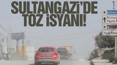 Sultangazi'de vatandaşların toz tepkisi: Dışarı çıkamıyoruz