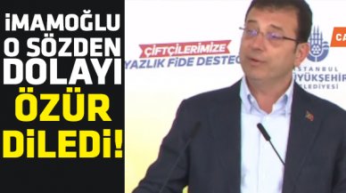 Ekrem İmamoğlu 'vız gelir tırıs gider' sözünden dolayı özür diledi