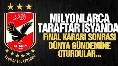 Al Ahly taraftarı final kararı sonrasında çılgına döndü! Dünya gündemine oturdular