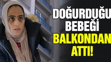 Kan donduran olay: Odada doğurduğu bebeği balkondan attı, cesedin başına kargalar üşüşünce fark edildi