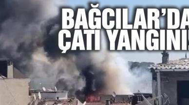 Bağcılar'da çatı yangını