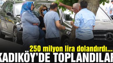 110 bin kişiyi dolandırdı! Mağdurlar Kadıköy'de toplandı