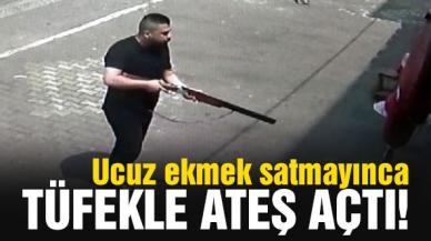 Ucuz ekmek satmayan fırıncıyı tehdit edip ateş açtı