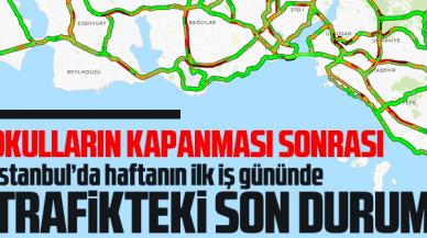 Tatil sonrasındaki ilk iş gününde trafik yoğunluğu düşük