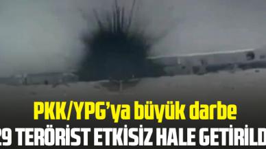 MSB: PKK/YPG'li 29 terörist etkisiz hale getirildi